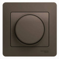 Светорегулятор поворотный Schneider Electric GLOSSA, 630 Вт, шоколад, GSL000837