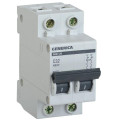 Автоматический выключатель IEK 2п C 32А 4.5кА ВА47-29 GENERICA  MVA25-2-032-C