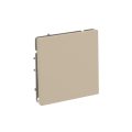 Переключатель одноклавишный, KANT, ванильный марципан