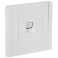 Розетка компьютерная RJ45 кат.5E FORTE&PIANO FP232 бел. IEK FP-K10-1-K01