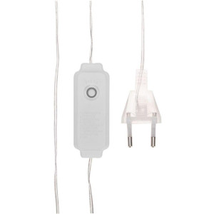Гирлянда светодиодная Роса Фейерверк 10м 250LED тепл. бел. 7.2Вт IP20 с контроллером на катушке Neon-Night 303-436