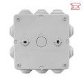 Коробка распределительная КМР-030-014 100х100х50 IP55 с крышкой для прямого монтажа 10 мембранных вводов сер. EKF plc-kmr-030-014