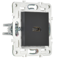 SKANDY Розетка HDMI SK-H01Bl черный IEK