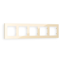 AF220305 Рамка ALFA Techno Бежевый глянец 5-ая AMBRELLA VOLT