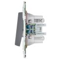 SKANDY Выключатель 2-клавишный перекрестный 10А SK-V06Gr серый IEK