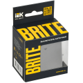 BRITE Выключатель карточный 30А ВС10-1-8-БрС сталь IEK