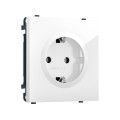 MS106010 Комплект механизма электрической розетки SIGMA Белый глянец 50Hz 2P+E с/з 16A-250V QUANT PRO (SP1060, PR141)