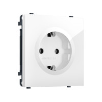 MS106010 Комплект механизма электрической розетки SIGMA Белый глянец 50Hz 2P+E с/з 16A-250V QUANT PRO (SP1060, PR141)