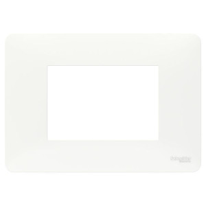 Рамка 3 модуля Schneider Electric UNICA MODULAR, горизонтальная, белый, NU210318