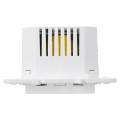SKANDY Розетка с заземлением с защитными шторками 16А с USB C 18Вт SK-R17W арктический белый IEK