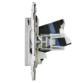 SKANDY Розетка компьютерная двойная RJ45 кат.6 SK-K04N металл никель IEK