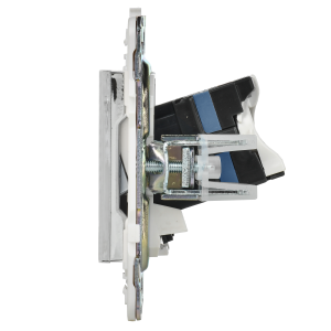 SKANDY Розетка компьютерная двойная RJ45 кат.6 SK-K04N металл никель IEK