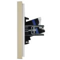 FORTE&PIANO Розетка компьютерная двойная RJ45 кат.6 FP434 ваниль IEK