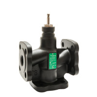 Клапан регулирующий 3-ход смес фланц PN16 DN32 15м³/ч -20…+130°С