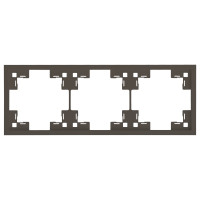 Трехместная рамка, капучино (35830 CP)