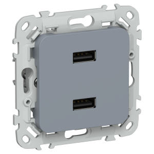 FLITE Розетка USB A+A 3,1А РЮ-2-ФлМ маренго IEK