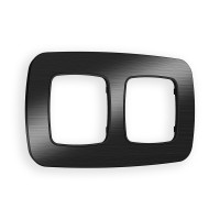 OF580502 Рамка OMEGA Radian Черный Металл шлифованный 2-ая AMBRELLA VOLT