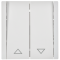 FORTE&PIANO Выключатель жалюзи 10А FP211 белый IEK