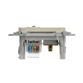 FLITE Розетка 2-местная RJ45/TV категория 5Е UTP РКТВ5е-2-0-ФлСл сливочный IEK