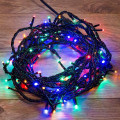 Гирлянда светодиодная Твинкл Лайт 20м 200LED мультиколор 20Вт 220-240В IP65 8 режимов провод ПВХ черн. (контроллер не в компл.) Neon-Night 303-149