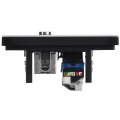 FORTE&PIANO Розетка двойная TV+RJ45 кат.6 FP237M металл белый IEK