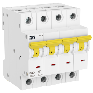 Автоматический выключатель M10N 4P B 20А MASTER IEK