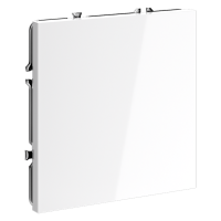 Заглушка VOLTUM S70 с суппортом, (белый глянцевый)