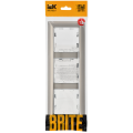 BRITE Рамка 3-местная РУ-3-Бр металл хром/никель IEK