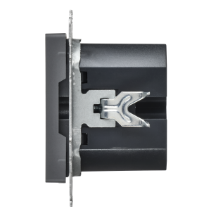 BRITE Розетка USB C 65Вт высокоскоростная зарядка РЮ12-1-БрГ графит IEK