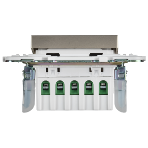 SKANDY Кнопка звонка с индикацией для отелей 10А SK-V17Sh шампань IEK
