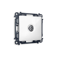 MA113010 Комплект механизма TV розетки оконечной ALFA Белый глянец 50-870 MHz 1dB QUANT AP1130, VM202 AMBRELLA VOLT