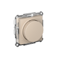 ATLASDESIGN СВЕТОРЕГУЛЯТОР (диммер) поворотно-нажимной, LED, RC, 400Вт, механизм, ПЕСОЧНЫЙ ATN001223