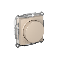ATLASDESIGN СВЕТОРЕГУЛЯТОР (диммер) поворотно-нажимной, LED, RC, 400Вт, механизм, ПЕСОЧНЫЙ ATN001223