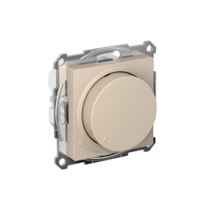 ATLASDESIGN СВЕТОРЕГУЛЯТОР (диммер) поворотно-нажимной, LED, RC, 400Вт, механизм, ПЕСОЧНЫЙ ATN001223