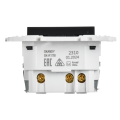 SKANDY Розетка с заземлением с защитными шторками 16А с USB C 18Вт SK-R17Bl черный IEK