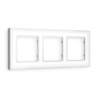 AF580133 Рамка ALFA Arctic Белый Стекло органическоеСеребро 3-ая AMBRELLA VOLT