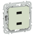 FLITE Розетка USB A+A 3,1А РЮ-2-ФлП панг IEK