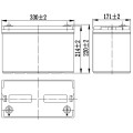 Аккумуляторные батареи MNB Battery MM 100-12
