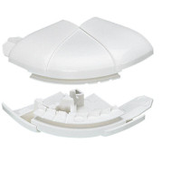 Угол внешний 80х50 бел. Leg 010622