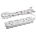 Удлинитель 4х3м без заземл. 10А IP20 U-4-3m-2х1 ПВС 2х1 Эра Б0028362