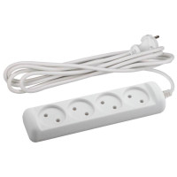 Удлинитель 4х3м без заземл. 10А IP20 U-4-3m-2х1 ПВС 2х1 Эра Б0028362
