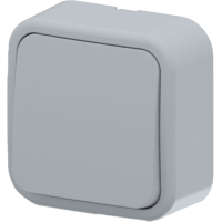 Arvia Electric, Aria, Выключатель одноклавишный, IP-20 (серый)