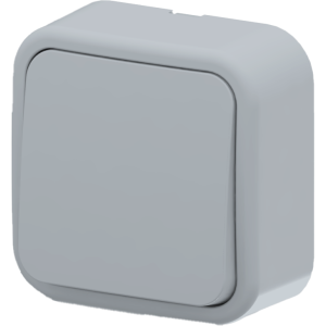 Arvia Electric, Aria, Выключатель одноклавишный, IP-20 (серый)