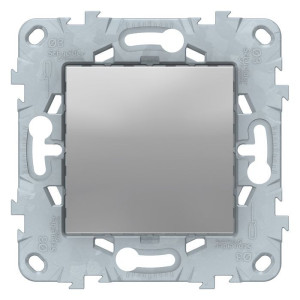 Заглушка Schneider Electric UNICA NEW, скрытый монтаж, алюминий, NU586630