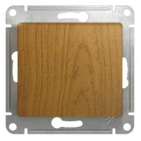 GLOSSA 1-клавишный ВЫКЛЮЧАТЕЛЬ, сх.1, 10АХ, механизм, ДУБ GSL000511