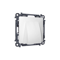 MA115810 Комплект вывода кабеля с фикатором ALFA Белый глянец QUANT (AP1158, VM238) AMBRELLA VOLT