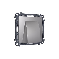 MA515810 Комплект вывода кабеля с фиксатором ALFA Сталь матовый QUANT (AP5158, VM238) AMBRELLA VOLT