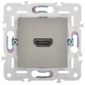 SKANDY Розетка HDMI SK-H01N металл никель IEK