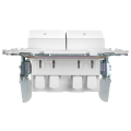 SKANDY Выключатель 2-клавишный проходной с индикацией 10А SK-V10W арктический белый IEK