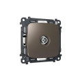 MO643005 Комплект механизма TV розетки оконечной экранированной 5-1000MHz 3dB OMEGA Темная бронза матовый QUANT OP6430, VM199 AMBRELLA VOLT